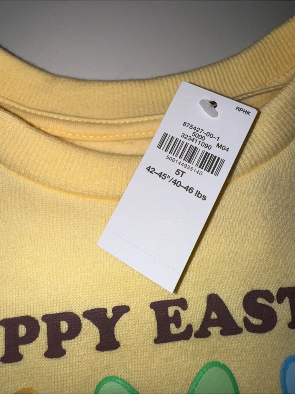 Old Navy Kids Peeps Easter Sweatshirt Girls Size 5
